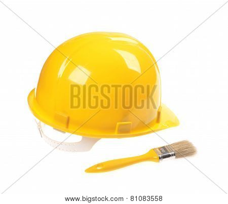 Yellow helmet