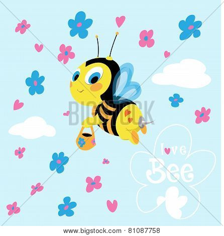 Flying bee
