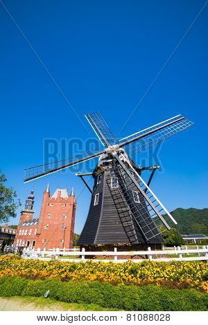 Windmill At Huis Ten Bosch, Japan