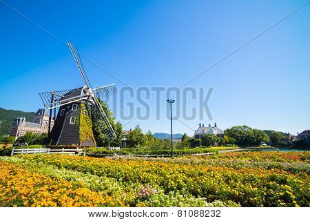Windmill At Huis Ten Bosch, Japan
