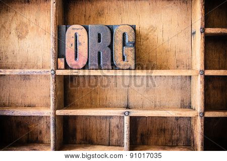 Dot Org Concept Wooden Letterpress Theme