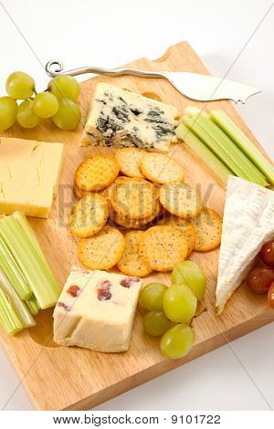 Käse und Cracker