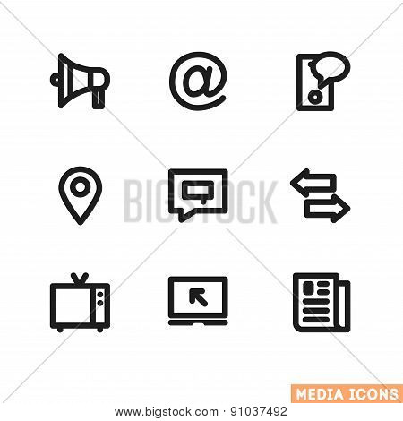 Media Icons