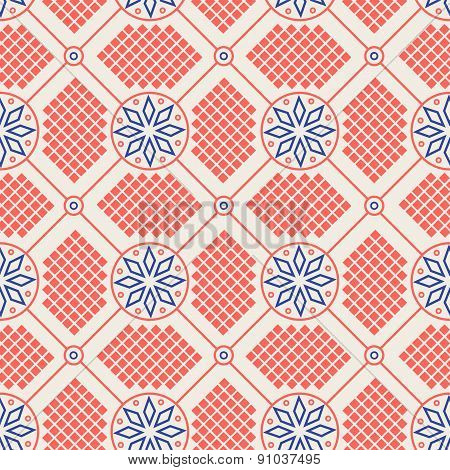 Hipster geometric pattern