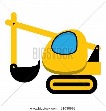 Excavator icon.