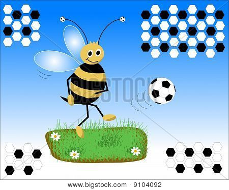 サッカー蜂