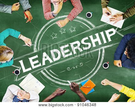 Leadership Leader Authoritarian Management Trainer Concept