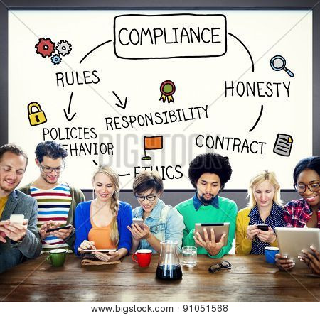 Compliance Rules Responsibility Legal Agreement Concept