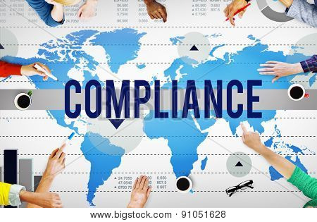 Compliance Agreement Acceptance Strategy Business Concept