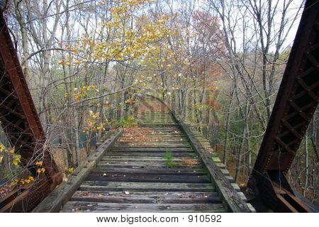 Verlassene Pennsylvania Railroad Trestle