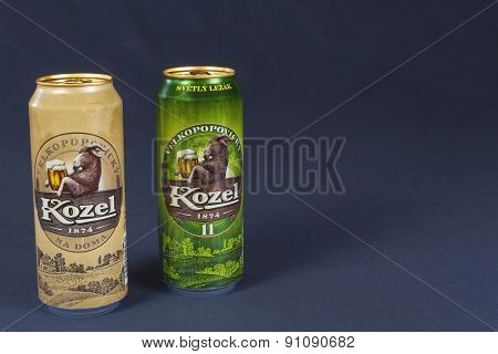 Velké Popovice, Czech Republic - May 11, 2015: Czech beer 