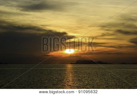 Sunset At Koh Samui Island