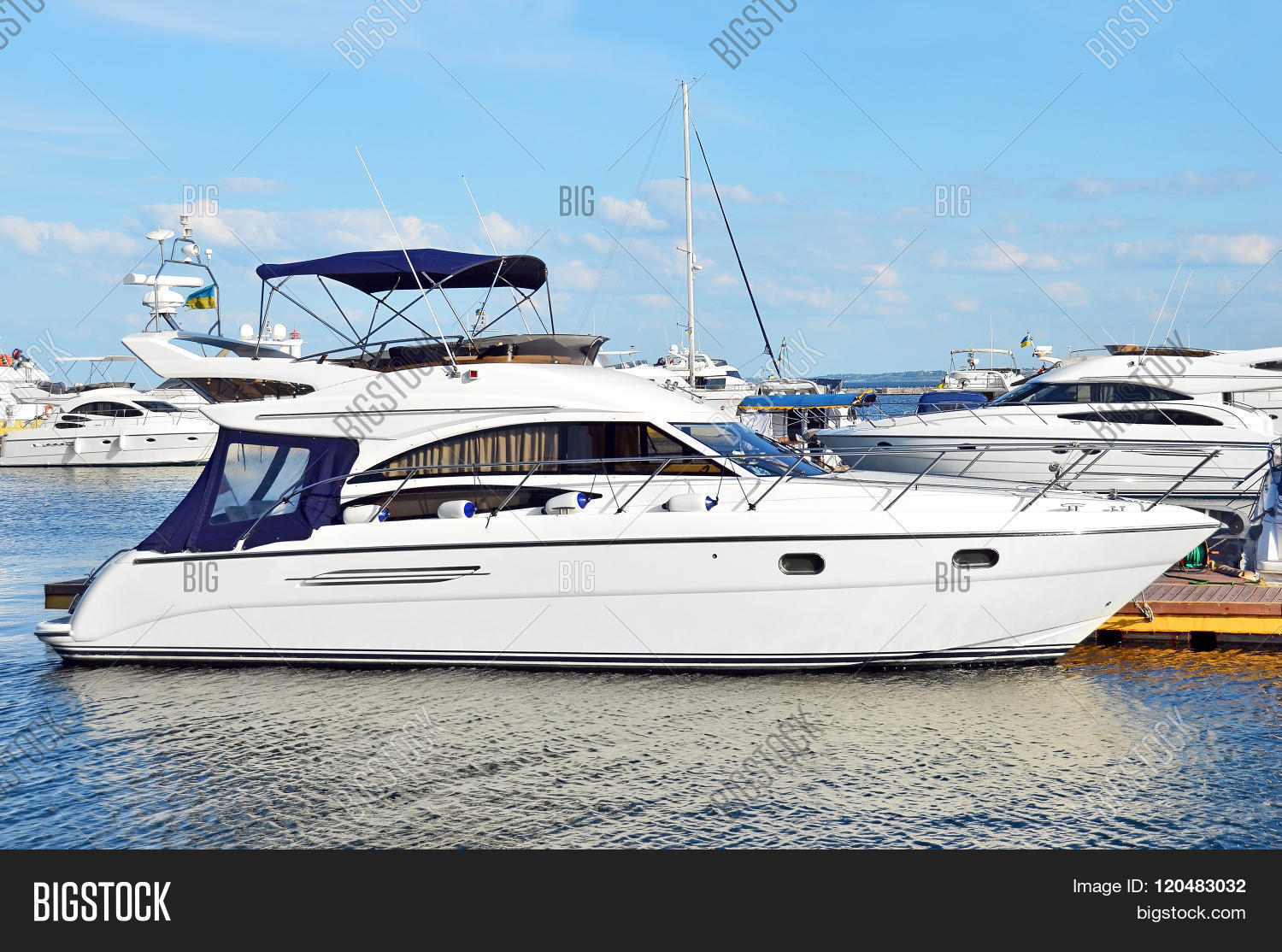 Motor Yacht Jetty Image & Photo (Free Trial) Bigstock