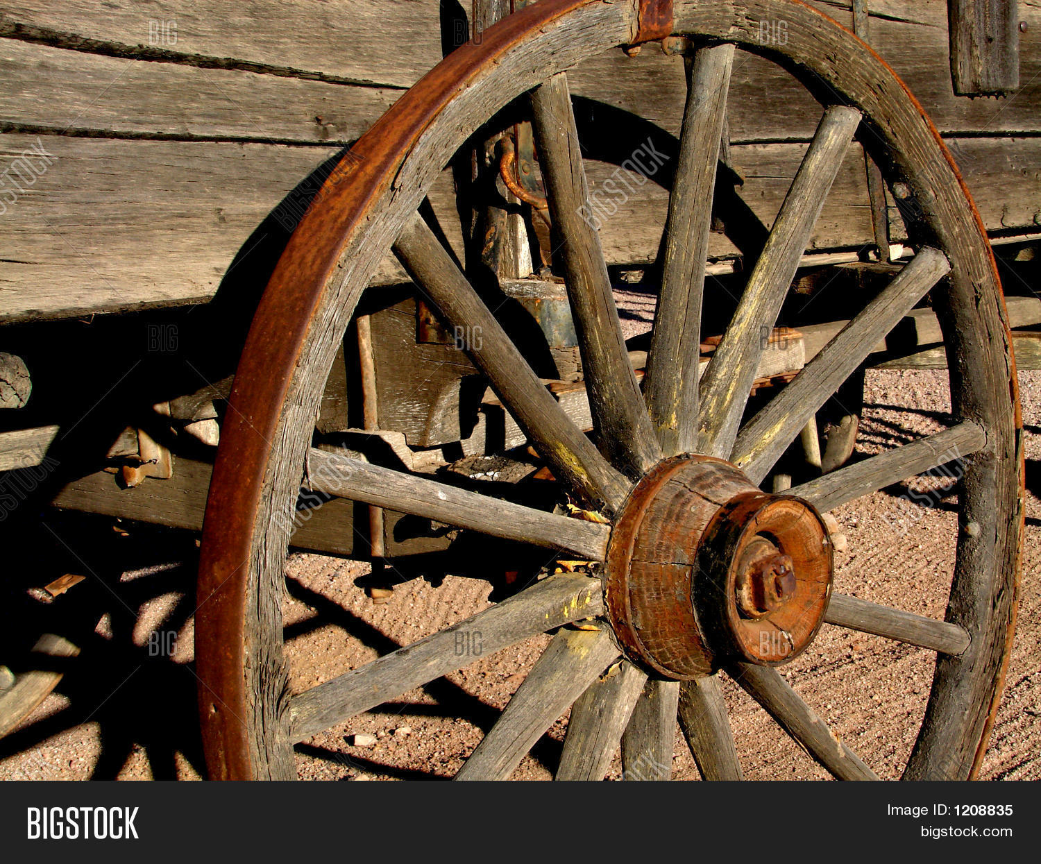 Westen Wagon Wheel Image & Photo (Free Trial) | Bigstock