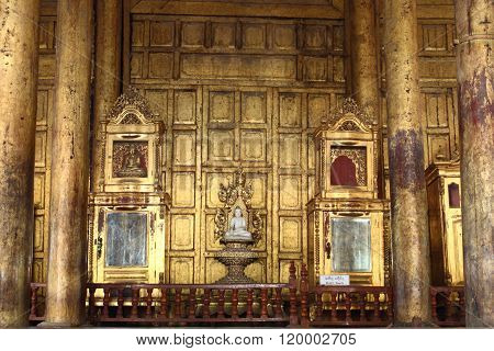 Shwenandaw Kyaung Temple in Mandalay, Myanmar