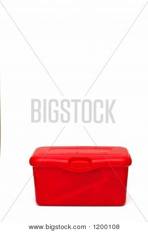 Red Diaper Wipes Box