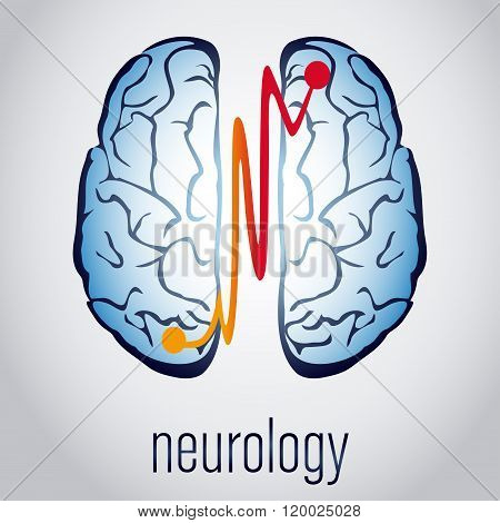 Abstract creative neurology concept with human brain