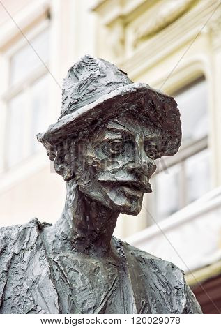 Portrait Statue Of Naci In Banska Stiavnica, Slovakia