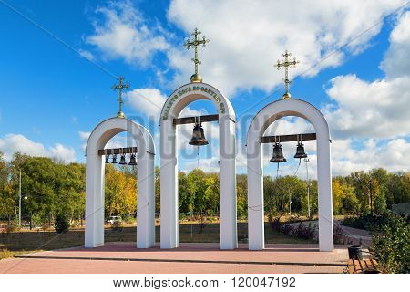 The belfry of St. Nicholas Cathedral. Valuyki. Russia