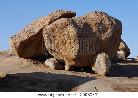 Stone boulders of Hampi