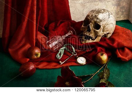 Still Life with Skull