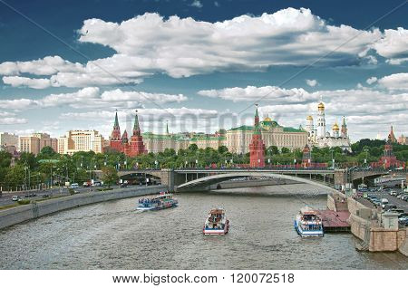 View of Moscow Kremlin - Russia