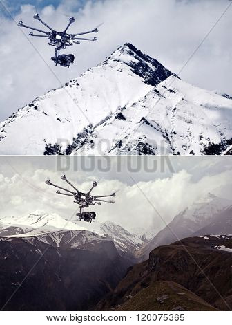 Octocopter, copter, drone