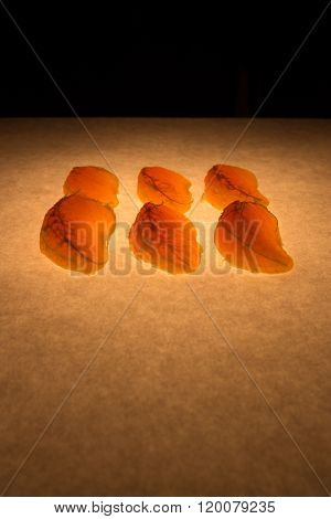 slices of tangerine