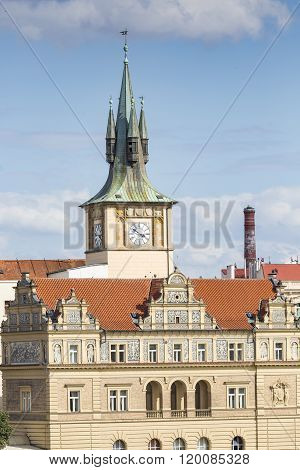 View Of The Tyn Church In Prague