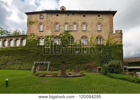 Royal Castle Of Oviglio In Piedmont