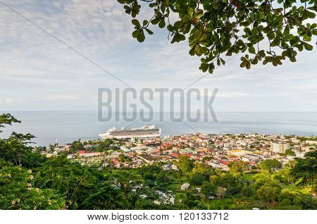 View Of Roseau, Capital Of Dominica