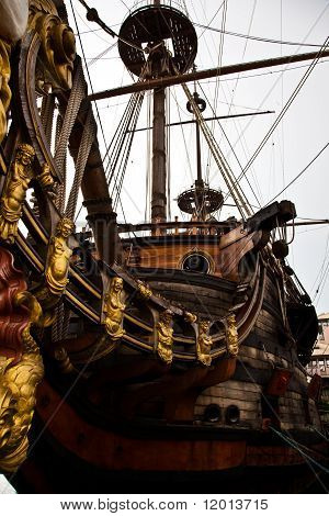 Yksityiskohta Neptune Galleon