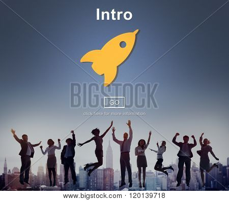 Intro Launch Start Create Innovation Web Online Concept