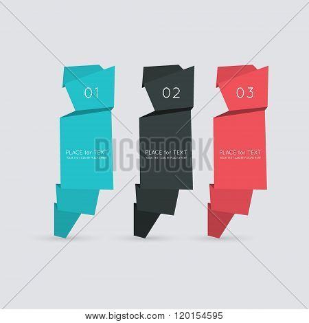 Colorful And Decorated Paper Banners