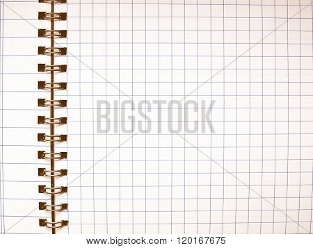 Blank Notebook Page Vintage