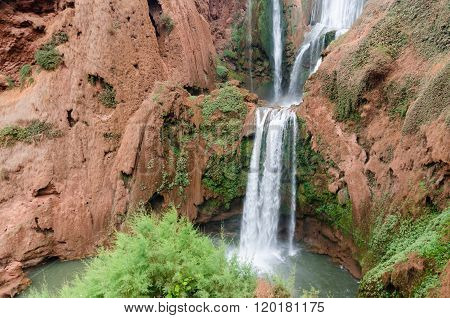 Ouzoud waterfalls in Grand Atlas village of Tanaghmeilt