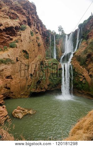 Ouzoud waterfalls in Grand Atlas village of Tanaghmeilt