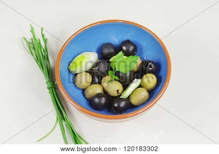 Green And Black Olive