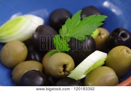 Green And Black Olive