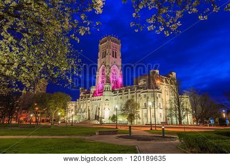 Scottish Rite Cathedral In Downtown Indianapolis