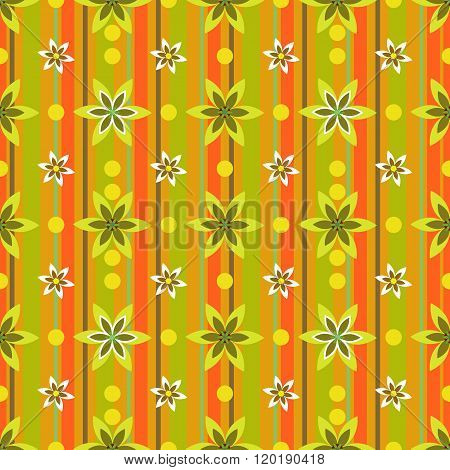 Bright Floral Seamless Pattern.