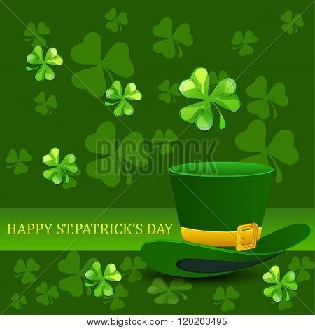 St.Patrick's Day background. Vector illustration
