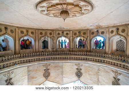 Interior arches charminar hyderabad