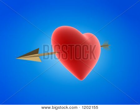 Colpito da una freccia del cuore