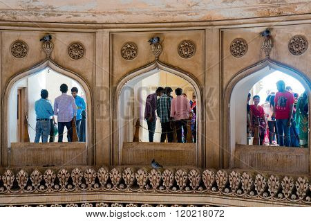 Interior arches charminar hyderabad