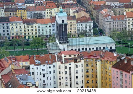 Prague, Czech Republic - April 28, 2013: Roman Catholic Church Of The Most Sacred Heart Of Our Lord