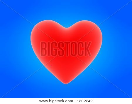 Un cuore rosso