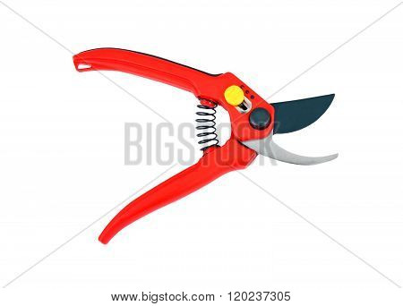 Red Garden Pruner