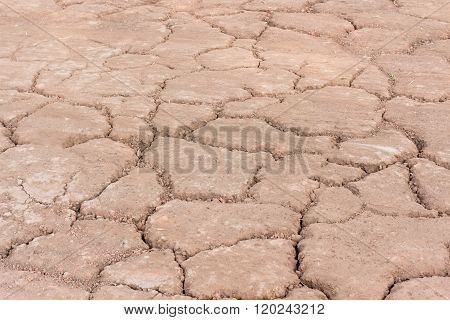 Cracked groundDry land. Cracked ground backgroundDry cracked ground filling the frame as background
