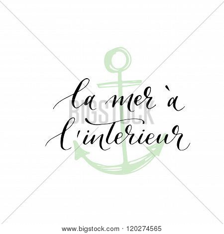 La Mer A L'interieur Poster.